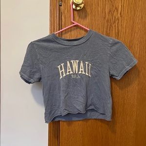 Brandy Melville- Hawaii plain crop tee. Size S